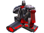 LowPoly Sci-Fi Assault Heavy Machine Gun