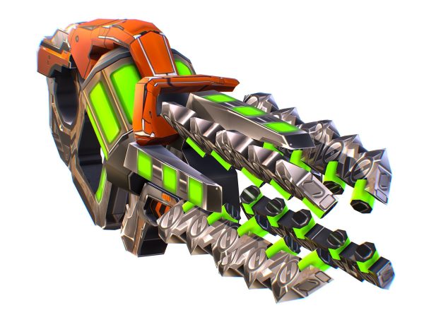 LowPoly Sci Fi Assault Heavy Machine Gun
