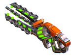 LowPoly Sci Fi Assault Heavy Machine Gun