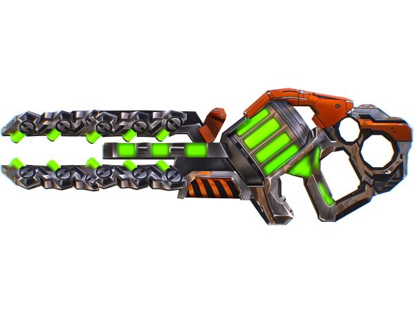 LowPoly Sci Fi Assault Heavy Machine Gun