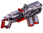 LowPoly Sci-Fi Assault Heavy Machine Gun