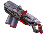 LowPoly Sci-Fi Assault Heavy Machine Gun