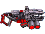 LowPoly Sci-Fi Assault Heavy Machine Gun