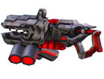 LowPoly Sci-Fi Assault Heavy Machine Gun