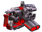 LowPoly Sci-Fi Assault Heavy Machine Gun