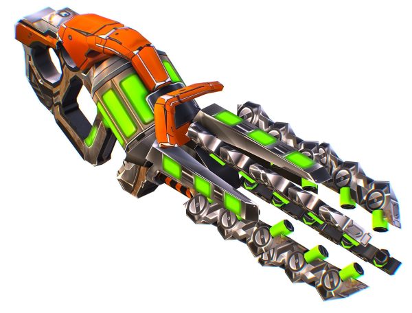 LowPoly Sci Fi Assault Heavy Machine Gun