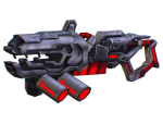 LowPoly Sci-Fi Assault Heavy Machine Gun