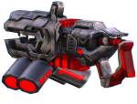 LowPoly Sci-Fi Assault Heavy Machine Gun