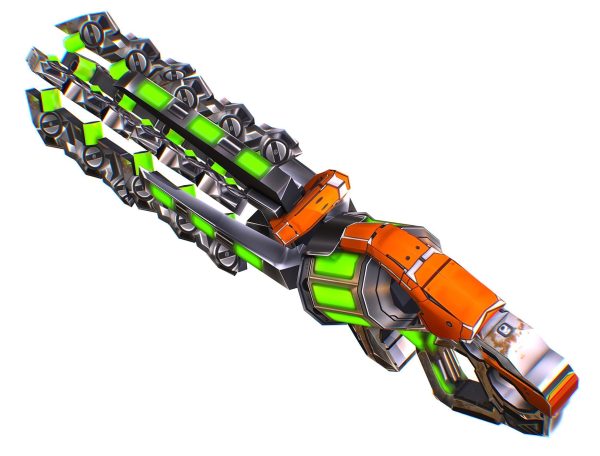 LowPoly Sci Fi Assault Heavy Machine Gun