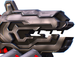 LowPoly Sci-Fi Assault Heavy Machine Gun