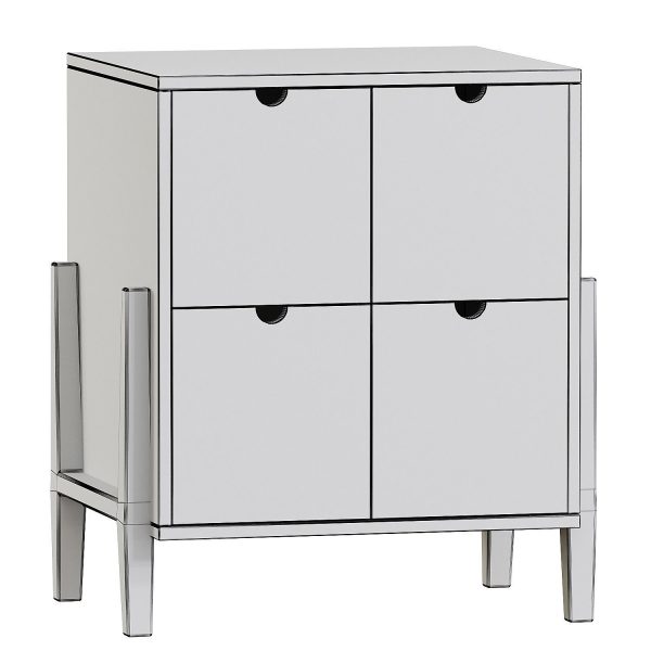 Lubin Storage Chest of drawers in solid teak