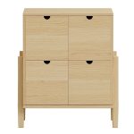 Lubin Storage Chest of drawers in solid teak