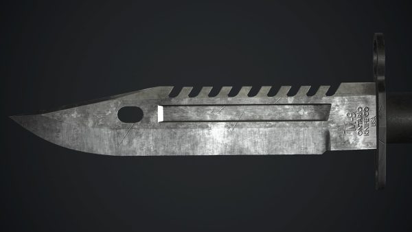 M9 Bayonet Knife PBR Game Ready