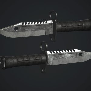 M9 Bayonet Knife PBR Game Ready