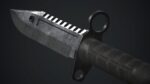 M9 Bayonet Knife PBR Game Ready