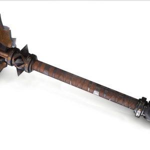mace-pbr-3d-model-low-poly-max-obj-fbx