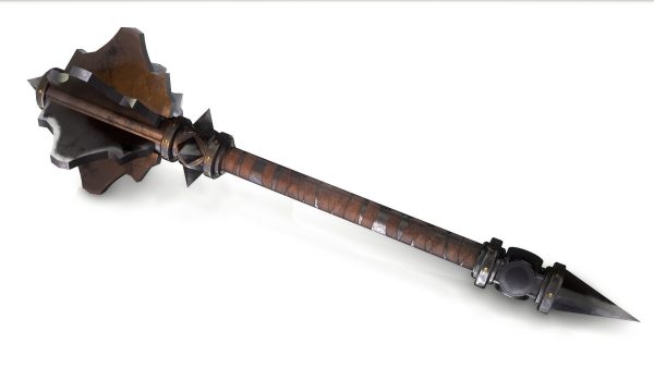 mace PBR wooden weapon with metal parts
