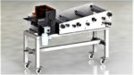 Machine for making salted sticks
