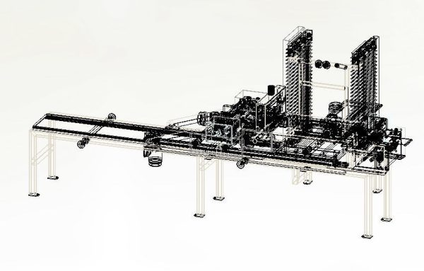 Machine for making salted sticks