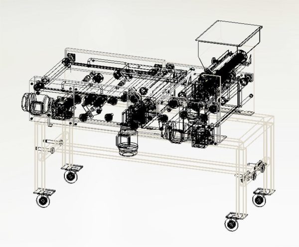 Machine for making salted sticks