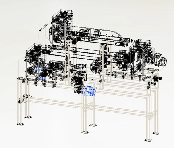 Machine for making salted sticks