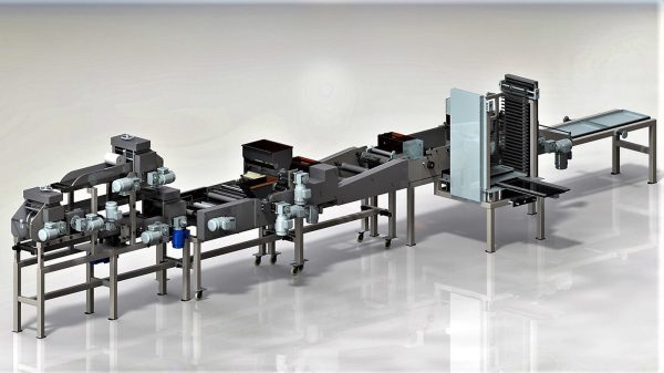 Machine for making salted sticks