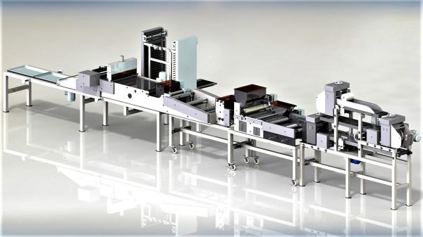 Machine for making salted sticks