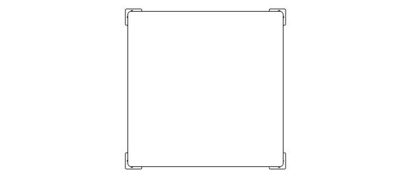 Machine Table with 1200 X 1200 Top