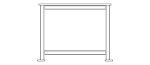 Machine Table with 1200 X 1200 Top