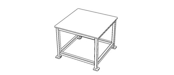 Machine Table with 1200 X 1200 Top