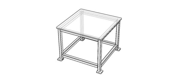 Machine Table with 1200 X 1200 Top