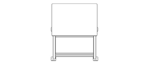 Machine Table with 1200 X 1200 Top
