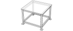 Machine Table with 1200 X 1200 Top