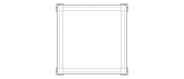 Machine Table with 1200 X 1200 Top