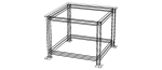 Machine Table with 1200 X 1200 Top