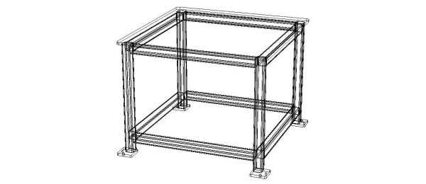 Machine Table with 1200 X 1200 Top