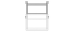 Machine Table with 1200 X 1200 Top
