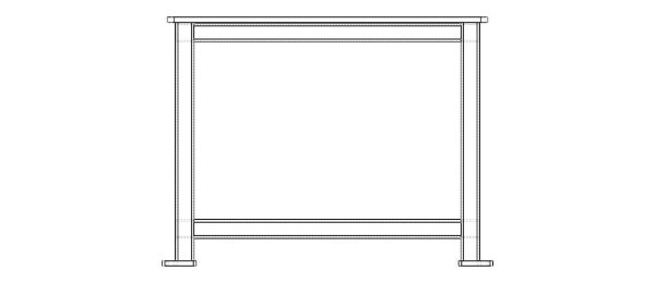 Machine Table with 1200 X 1200 Top