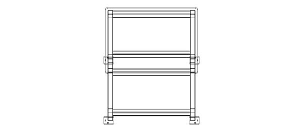 Machine Table with 1200 X 1200 Top