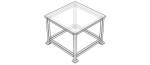 Machine Table with 1200 X 1200 Top