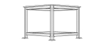 Machine Table with 1200 X 1200 Top