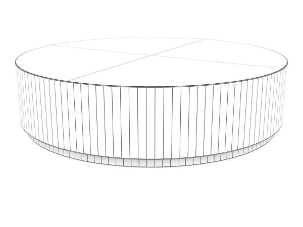 Machinto Round Coffee Table