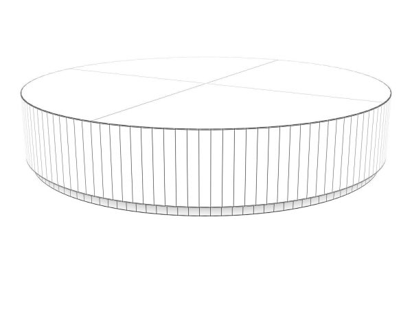 Machinto Round Coffee Table