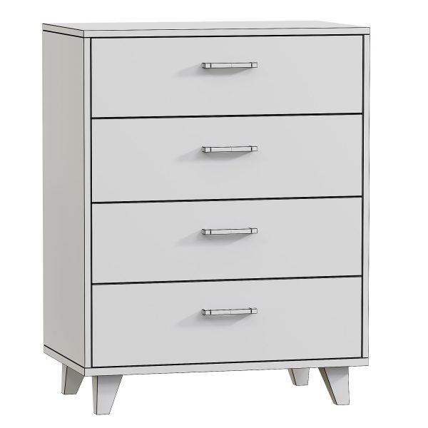 Mainstays Industrial 4 Drawer Dresser