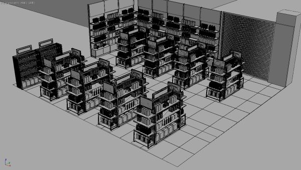Makeup store 3D model