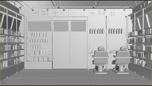 Makeup store 3D model