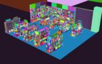 Makeup store 3D model