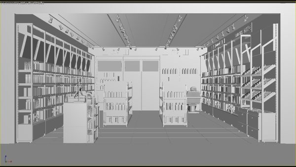 Makeup store 3D model