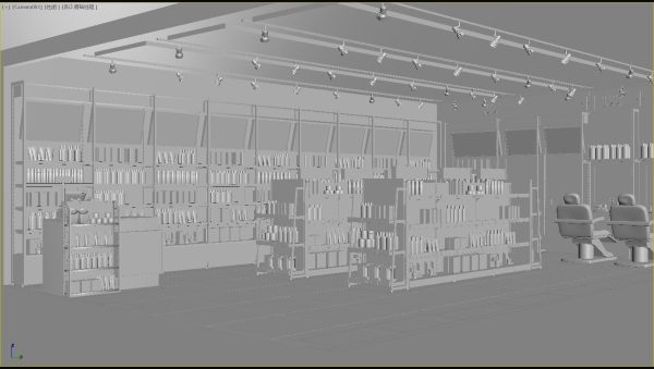 Makeup store 3D model