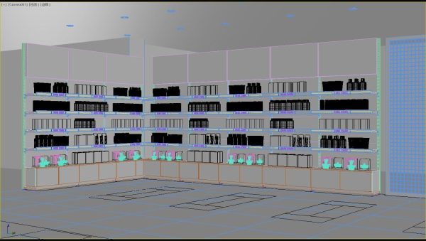 Makeup store 3D model